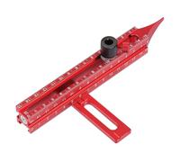 Carpentry Tracer Tool | 4 Side Precision Measuring Ruler - Carpentry Gauge and Wood Marking Tool - For Construction, Carpentry, Drawing, Carpet, Carpet, Carpet, Carpet, Carpentry