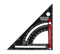 Carpentry Triangle Ruler Carpenter Square Rafter Framing Square 7.5in Layout Tool Aluminium Woodworking Measurement Tool Precise Angles Measurement