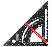 Carpentry Triangle Ruler Carpenter Square Rafter Framing Square 7in Layout Tool Aluminium Woodworking Measurement Tool Adjustable Angles Measuring Tool for Woodworking