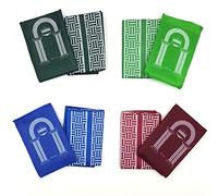 Carpet 60 Pcs Mini Pocket Portable Travel Prayer Praying Rug Mat Namaz Islamic Muslim Gebetsteppich Musallah Foldable Waterproof Salah Slalat Sajadah Sajda Sajjadah Gift Ramadan Eid