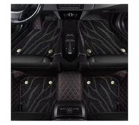 Carpet Car Mats For Chrysler 300C 300 2012-2023 Double Layer Car Floor Mats Auto Carpets Leather Liners(A-Black red)