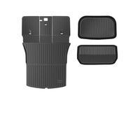 Carpet Car Mats For Tesla For Model For Y For Juniper 2025 Floor Mats Trunk Luggage Set TPE Four Seasons Waterproof Anti-slip Replacement Tailored Car Mat(Trunk mat 3PCS)