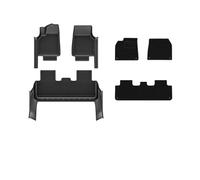 Carpet Car Mats For Tesla For Model For Y For Juniper 2025 Floor Mats Trunk Luggage Set TPE Four Seasons Waterproof Anti-slip Replacement Tailored Car Mat(Double floor mat 1)