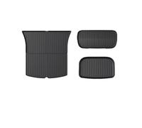 Carpet Car Mats For Tesla For Model For Y For Juniper 2025 Floor Mats Trunk Luggage Set TPE Four Seasons Waterproof Anti-slip Replacement Tailored Car Mat(Trunk mat 3PCS 1)