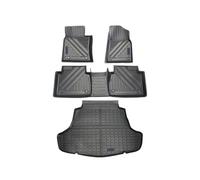 Carpet Car Mats For Toyota For Camry 2018-2023 Include For Hybrid TPE Floor Mats All Weather 2 Row And Cargo Liner Rubber Liners(4PCS Full Set)