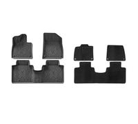 Carpet Car Mats For Zeekr For 7X 5 Seats 2024 2025 Car Floor Mats All-Weather Cargo Liner Trunk Pad TPE Waterproof Accessories(LHD)(Floor Mats 6pcs)