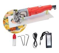 Carpet Carving Machine, Electric Groove Trimmer with Ergonomic Handle, Variable Speed Control for Carpet, Felt, and Leather - Flat Shearing Tool for Precision Cutting