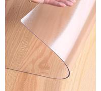 Carpet Chair Protector Mat, Non-Slip and Scratch-Resistant PVC protective pad, Easy to clean, translucent Floor Protector Rectangular Office Desk Floor Mat Chair Mat. (90x130cm/35.43x51.18in)