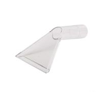 Carpet Cleaning Extraction Nozzle With Dual Clear Tips For Sofa Upholstery And Fabric Surfaces Transparent Attachment Compatible With Most Extractors Installation Fo(small clear tip)