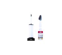 Carpet Cleaning Kit - Compact Upright Shampooer, Stain Remover Brush, and Liquid Cleaning Solution, For Rugs, Carpets, Car Interior, Mats, and