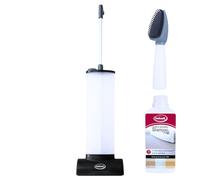 Carpet Cleaning Kit - Compact Upright Shampooer, Stain Remover Brush, and Liquid Cleaning Solution, For Rugs, Carpets, Car Interior, Mats, and Upholstery