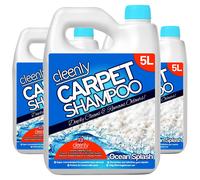 Carpet Cleaning Shampoo Odour Remover Ocean Fragrance 3 x 5L cleenly Blue One Size