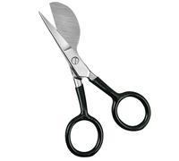 Carpet Cutting Scissors, 4.72 Inch Stainless Steel Application, Duckbill Scissors , Curved Handle, Tufted Carpet Scissors, Hand Tools for Carpet Pile Carpet Punch
