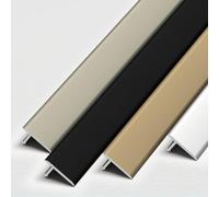 Carpet Door Strip, AluminumThreshold Strip, 3 x 90cm T Molding Trim, for Doorway, Laminate Flooring, Joining Flooring Gaps of Laminate Planks Tile(Black,W 1.6cm x L 2.7m(90cm*3))