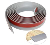 Carpet Edge Strip Self Adhesive Floor Transition Strips PVC Door Threshold Strips Carpet Door Strips Edging Strip for Carpet Threshold Transition Height below 5mm (3m, Grey)