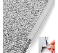 Carpet Edging Trim Self Adhesive, Soft Flexible Edge Banding Strips for Doormat Wood Floor to Tile, Wall Corner Protector Peel and Stick Molding, Grey (Size : 400cm (13ft))
