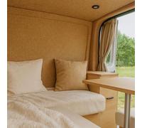 Carpet Felt, R-Pet ECO Felt for Motorhome Construction, Insulation and Trim of Car, Camper, Van and Much More Choice of Self-Adhesive and Not Self-Adhesive (Camel - Self-Adhesive)