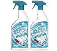 Carpet Flea Killer Spray - 2 x 1L - Effective Flea Spray for The Home, Powerful Flea Treatment for House Carpets, Household Treatment, Flea Killer for Home, Long-Lasting Flea Control, Up to 3 Months