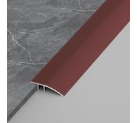 Carpet & Floor Edging Trim Strip Aluminum Floor Transition Strip Threshold Ramps for Doorways for Threshold Height Less Than 15mm(Red,1PCS 90cm/3ft)