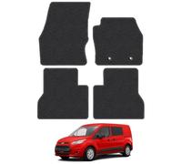 Carpet Floor Mats for the Ford Transit Connect (2013-2016) [Only suitable for long wheelbase Transit Connect DCIV] - Custom Van Accessory Tailored fit, Granulated Anti-Slip Layer & Black Binding