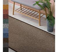 Carpet Floor Runner London, Living Room Runner Rug for Hallway, Kitchen and Bedroom, Durable and Easy to Clean Carpet Floor Mat (67 x 300 cm, Light Brown 93)