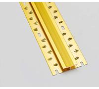 Carpet/Flooring Door Strip (Short) (5 Pack, Gold)