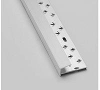 Carpet/Flooring Door Strip - Square Edge - L 900 x W 32 x H 12mm - Silver