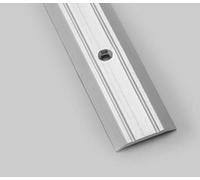 Carpet/Flooring Door Strip - Vinyl Cover Strip - L 900 x 25mm - Silver