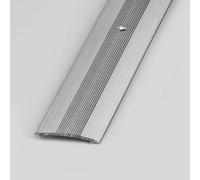 Carpet Flooring Flat Silver Door Bar Threshold Cover Strip 40mm x 0.9m (3 Pack) | Silver Threshold Door Bar Trim Strip | Ideal for Doorways | Easy-Fit Cover Strip