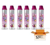 Carpet Fresh Thai Orchid & Passion Fruit - 6 x 300ml Multipack - Rapid Drying Carpet Freshener Foam - Neutralises Pet, Tobacco & Cooking Odours