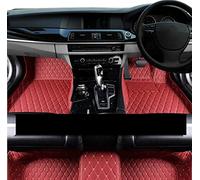 Carpet Mat Liners 7 Seat Car Mats For Skoda For Kodiaq NS7 2017~2022 2018 2019 Auto Carpets Leather Floor Mat Rugs Pad Interior Parts(RHD Maroon)