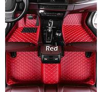 Carpet Mat Liners Car Floor Mats For Fit For Jazz 2014 2015 2016 2017 2018 2019 2020 Custom Automobile Carpet Cover Auto Foot Pads(Red)
