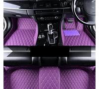 Carpet Mat Liners Car Floor Mats For Volvo XC90 MK2 7 Seat 2015~2022 Waterproof Pad Leather Mat Set Rug Auto Carpet Interior Parts(RHD Purple)