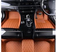 Carpet Mat Liners Car Floor Mats Luxury Leather Mat For Toyota For Prius XW50 MK4 2016 2017 2018 2019 2020 2021 2022 Carpets Rugs(RHD Brown)