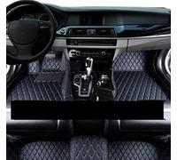 Carpet Mat Liners Car Leather Floor Mats For Mazda CX-5 CX5 KF 2017~2022 Luxury Mat Rugs Carpet Full Set Auto Interior Parts(LHD Black Blue)