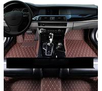 Carpet Mat Liners Car Mats For For Captiva 7 Seat C100 C140 2006~2010 Anti-dirt Leather Carpets Rugs Pad(LHD Dark Brown)