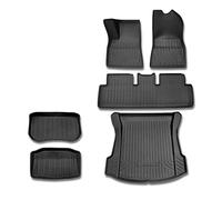 Carpet Mat Liners Custom Fit For Tesla For Model 3 Car Rear Storage Trunk Mat Durable Tpe Eco Material Carpet Back(Full Set Left hand,3 2022)