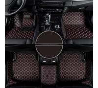 Carpet Mat Liners Custom For Toyota C-HR 2016-2022 Years Car Floor Mats Waterproof Front & Rear Liner Auto Carpet Mat(Black Red 4pcs)