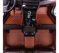Carpet Mat Liners LHD Auto Foot Pads For A7 2012 2013 2014 2015 2016 2017 2018 Custom Car Floor Mats Automobile Carpet Cover(Brown)