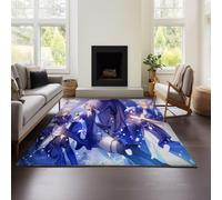 Carpet Modern Short Pile Living Room Rug with 3D Geometric FateGrand Order Effect (FateGrand 01,140x200cm)