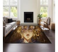 Carpet Modern Short Pile Living Room Rug with 3D Geometric FateGrand Order Effect (FateGrand 03,100x150cm)