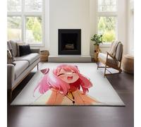 Carpet Modern Short Pile Living Room Rug with 3D Geometric SPY×FAMILY Effect (SPY 03,120x180cm)