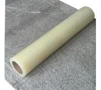 Carpet Protector - Self Adhesive 60 Micron Film - 610mm x 100m - Heavy Duty Clear Carpet Protection - Waterproof, Easy to Apply, Reverse Wound, No Residue - For Home or Trade