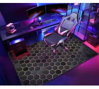 Carpet Protectors for Office Chair Gaming Mat for Floor Non-Slip, Computer Chair MatS for Hard Floors, Desk Chair Mat for Carpet, Office Chair mats for Carpeted Floor Rectangle Chairmat 80 x 120 cm