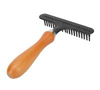 Carpet Rake, Pet Hair Carpet Rake, Pet Hair Removal Broom, Carpet Rake To Fluff Carpet Handheld Carpet Rake Cleaning Grooming Stainless Steel Hair Groomer Rug Rake for Beauty Salon