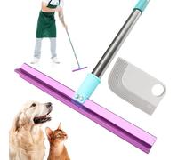 Carpet Rake with 57" Long Handle for Dog Hair Remover,Double Sided,Push or Pull,Easy to Work,Upgrated Carpet Brush for Pet Hair,Reusable Lint Rollers