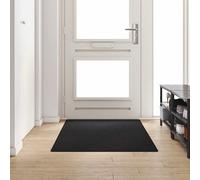 Carpet Runner Anthracite 200 x 100 cm Polypropylene Flat Non-Slip Washable Light