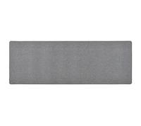 Carpet Runner Anthracite 80x250 cm Polypropylene Non-Slip 3mm Hallway Rug Indoor