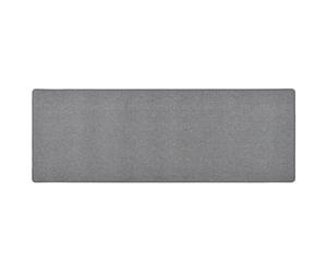 Carpet Runner Anthracite 80x250 cm Polypropylene Non-Slip 3mm Hallway Rug Indoor