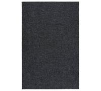 Carpet Runner Anthracite Fabric 100x150 cm Non-Slip Needle Felt Machine Wash Eco